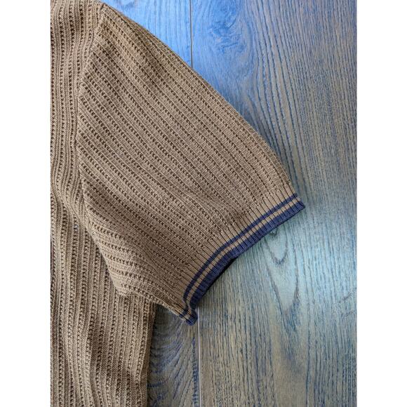 STANDARD CLOTH Refine Button-up Polo Sweater XXL - Picture 6 of 14